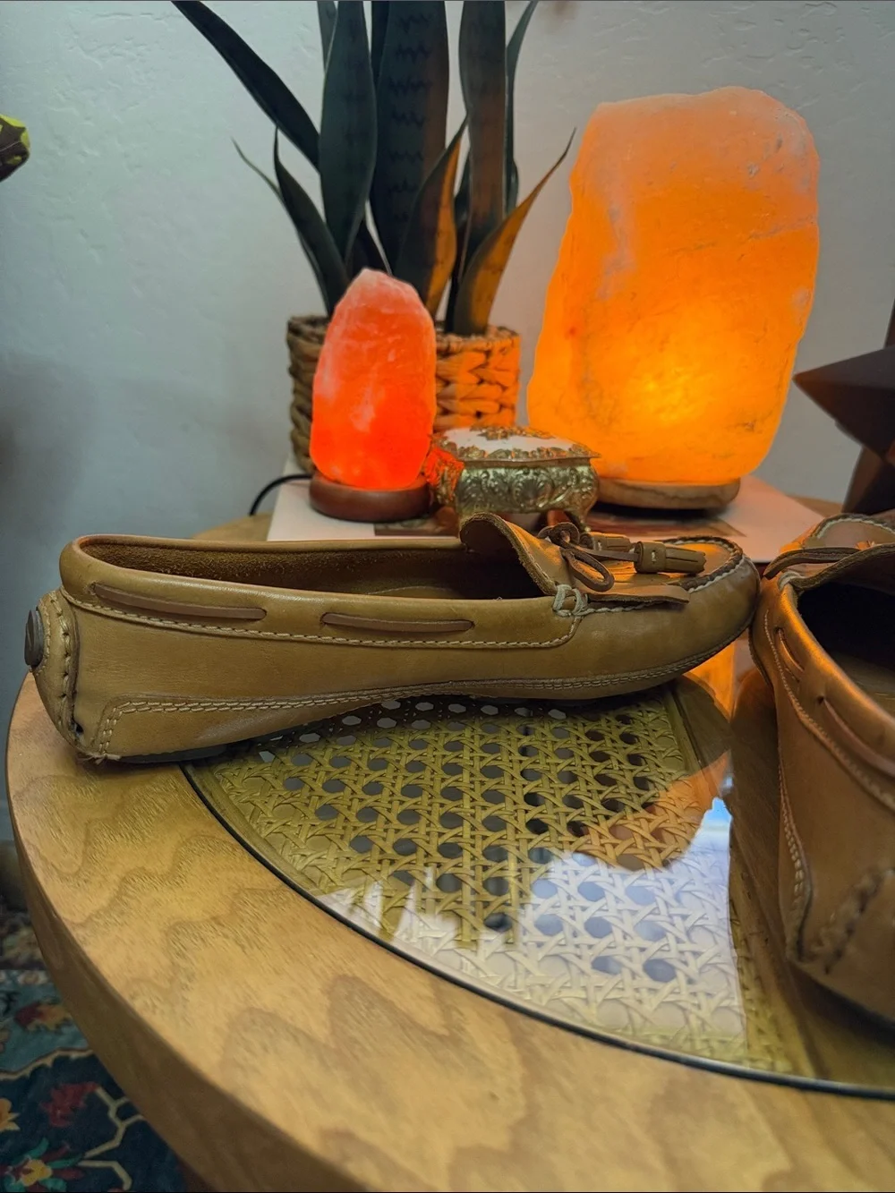 Vintage Orvis Leather Tassel Loafers Brown Kiltie Moccasins Size 10